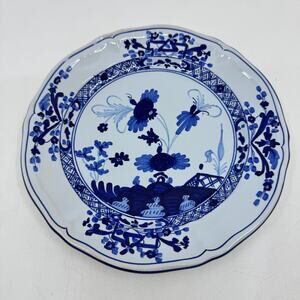Vintage 70's TIFFANY & CO Ginori 1735 Blue Oriente Italiano Albus Salad Plate